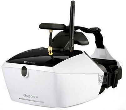 Gogle Walkera 4 Entry (5.8GHz, 40CH, 3x800x480, 5", 7.4V/1200mAh, stereo)