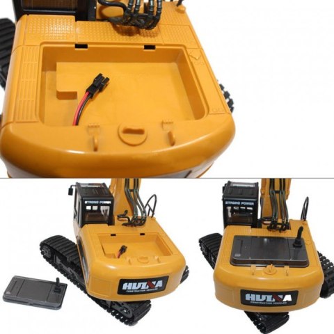 Koparka gąsienicowa z młotem wyburzeniowym Alloy 1:14 16CH 2.4GHz RTR