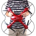 MJX X102H RTF (2.4GHz, 4CH, żyroskop, barometr, headless, 50cm) - Czerwony