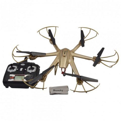 MJX X601H Hexacopter RTF (Kamera FPV 480p, 2.4GHz, żyroskop, barometr, 50cm) - Złoty