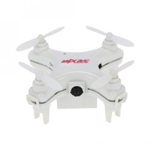 Mini dron MJX X905C + SD 4GB (Kamera 0.3MP, 2.4GHz, żyroskop, akrobacje, 5.2cm) - Biały