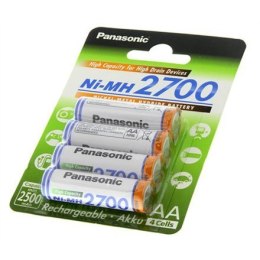 Panasonic AA/HR6, 2450 mAh, Rechargeable Batteries Ni-MH