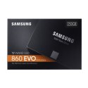 Samsung 860 EVO MZ-76E250B/EU 250 GB, SSD form factor 2.5", SSD interface SATA, Write speed 520 MB/s, Read speed 550 MB/s
