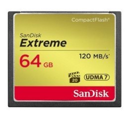 Karta pamięci Compactflash SanDisk Extreme 64GB 120/85 MB/s