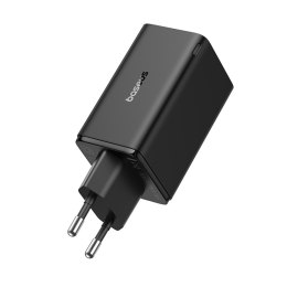 Ładowarka sieciowa GaN6 Pro 65W USB-C USB-A z kablem USB-C 100W 1m - czarna