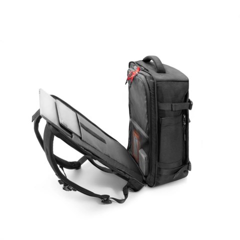 Plecak bagaż podręczny na laptopa do Ryanair Wizzar 20L 40x20x25cm - czarny