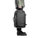 Plecak bagaż podręczny na laptopa do Ryanair Wizzar 20L 40x20x25cm - czarny