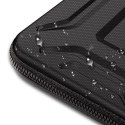 Pokrowiec etui usztywniane wodoodporne na laptopa 15-16'' - czarny