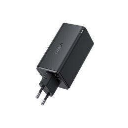 Ładowarka sieciowa USB-C USB-A GaN6 Pro 100W z kablem USB-C 1m - czarna