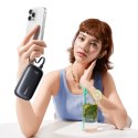 Powerbank 10000mAh 22.5W z wyświetlaczem odłączanym kablem - czarny