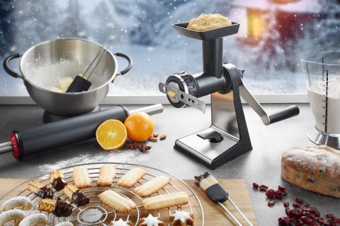 GEFU TRANSFORMA Tarka obrotowa Czarny, Stal nierdzewna