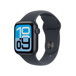 Apple Watch SE 3 GPS + Cellular 40 mm, aluminiowa koperta w kolorze Midnight z paskiem Midnight Sport Band - rozmiar S/M