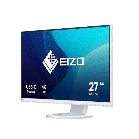 EIZO FlexScan EV2740S-WT - monitor LCD IPS 27", 4K UHD 3840 x 2160 (16:9), złącza USB-C (biały)
