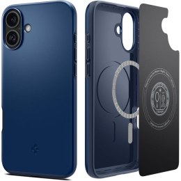 Etui ochronne na iPhone 16 Thin Fit Magsafe - niebieskie