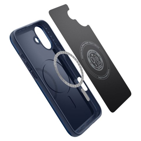 Etui ochronne na iPhone 16 Thin Fit Magsafe - niebieskie