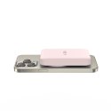 Powerbank magnetyczny PB11 10000mAh 15W MagSafe z kablem USB-C - różowy