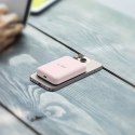 Powerbank magnetyczny PB11 10000mAh 15W MagSafe z kablem USB-C - różowy