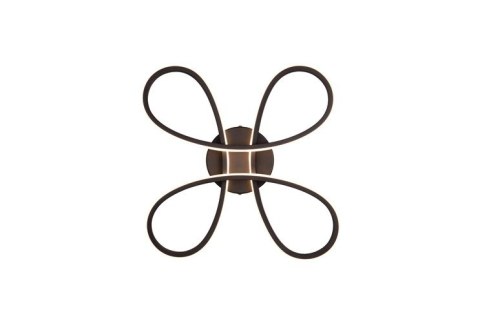 Lampa sufitowa LED Trio FLY 645610132 40cm 3000K Matowy Czarny