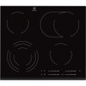 Płyta ceramiczna Electrolux EHF6547FXK 60 cm | 4 pola | wskaźnik ciepła resztkowego | timer | czarny