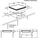 Płyta ceramiczna Electrolux EHF6547FXK 60 cm | 4 pola | wskaźnik ciepła resztkowego | timer | czarny
