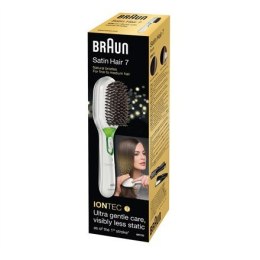 Braun BR750 Satin Hair Ionic Brush, White Braun BR750 Green, White