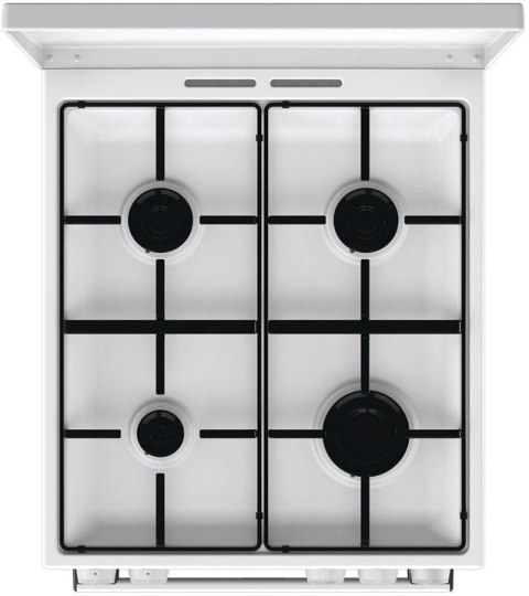 Kuchnia gazowa GORENJE GG5A14WJ | piekarnik gazowy | 70 l | 4 palniki | biały