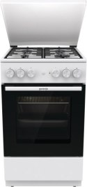 Kuchnia gazowo-elektryczna GORENJE GK5A22WH | termoobieg | grill | biały
