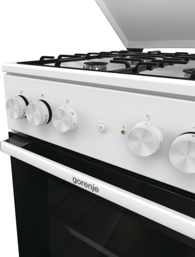 Kuchnia gazowo-elektryczna GORENJE GK5A22WH | termoobieg | grill | biały