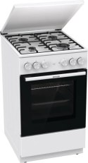 Kuchnia gazowo-elektryczna GORENJE GK5A22WH | termoobieg | grill | biały