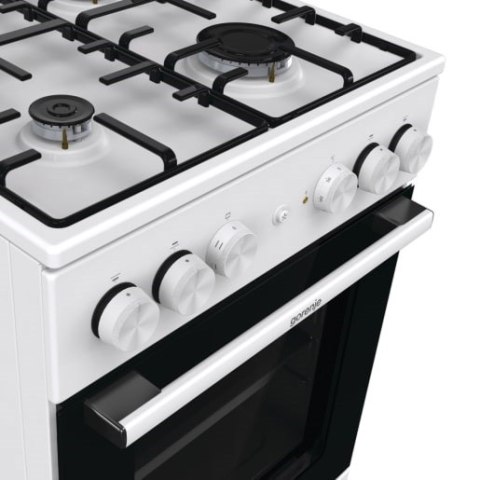 Kuchnia gazowo-elektryczna GORENJE GK5A22WH | termoobieg | grill | biały