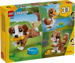 LEGO Creator 3w1 31382 - Urocze zwierzątka: Psotny szczeniaczek