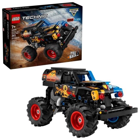 LEGO Technic 42219 - Monster Jam Grave Digger Ogień i lód