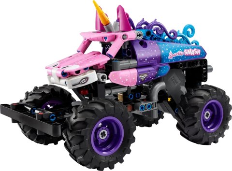 LEGO Technic 42220 - Monster Jam Sparkle Smash z napędem typu pull-back