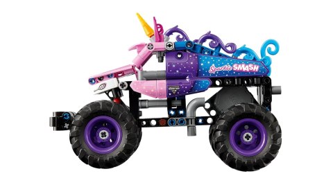 LEGO Technic 42220 - Monster Jam Sparkle Smash z napędem typu pull-back