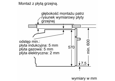 Piekarnik elektryczny Bosch HBG537FB4 Serie 6 71 l | AirFry | termosonda | EcoClean | czarny