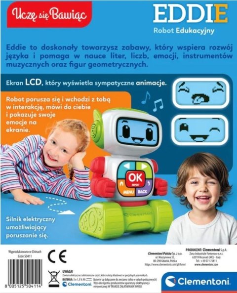 Zestaw Clementoni - Edukacyjny robot Eddie