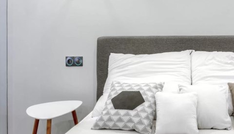 Inteligentne gniazdko FIBARO Walli Outlet Type E, antracyt (FGWOE-011-8)