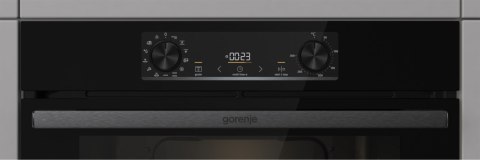 Piekarnik elektryczny Gorenje BO6737E02BG 77 l | termoobieg | grill | czyszczenie parowe | czarny