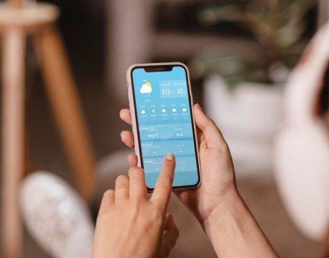 Stacja pogodowa BLAUPUNKT WS35BK APP, czarny