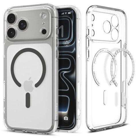 Etui case na iPhone 17 Pro Max Ultra Hybrid MagSafe - przezroczysto-szare