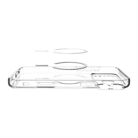 Etui case na iPhone 17 Pro Ultra Hybrid MagSafe - przezroczysto-szare