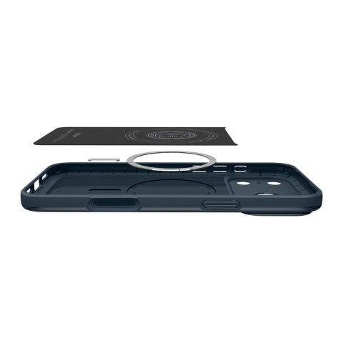Etui pokrowiec case na iPhone 17 Pro Max MagSafe Thin Fit - granatowe