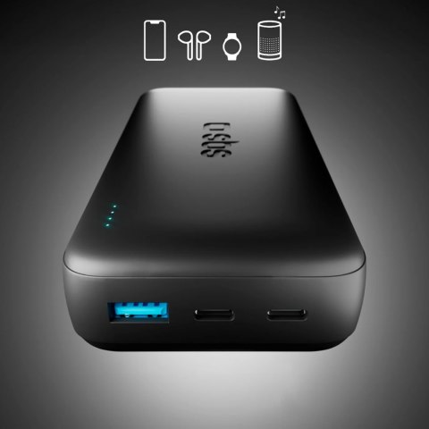 Powerbank 20000mAh 10W USB-A USB-C Infinity LiFePo4 - czarny