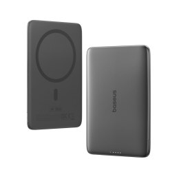 Powerbank magnetyczny Ultra-Slim 5000mAh 20W PicoGo AM41 MagSafe z kablem USB-C 30cm - czarny