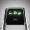 Powerbank z wyświetlaczem 10000mAh PD 35W LCD - szary