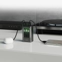 Powerbank z wyświetlaczem 10000mAh PD 35W LCD - szary