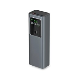 Powerbank z wyświetlaczem 20000mAh PD 100W LCD - szary
