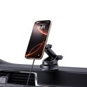 Uchwyt samochodowy na telefon z ładowarką indukcyjną MagSafe 15W QI2 - czarny