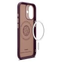 Etui case pokrowiec na iPhone 17 MagSafe Nano Pop Mag - bordowe