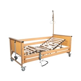 Łóżko rehabilitacyjne elektryczne carebed smart VITEA CARE leże drewno